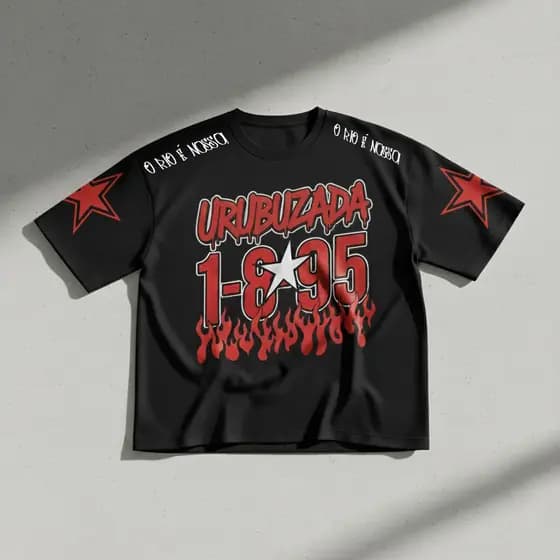Camiseta Urubuzada 1895 Camisa Futebol Jersey Look Urbano College