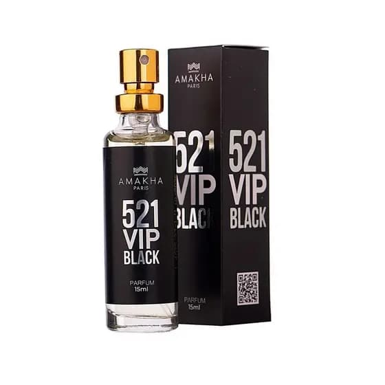 Deo Colônia Masculino 521 Vip Black 15ml - Amakha Paris