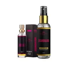 Kit Feminino Escandalosa Amakha Paris com Perfume 15ml + Body Splash 100ml | Chipre Floral Marcante