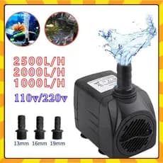 Bomba Submersível De 4000L/H  2000L/H 3000L/H 1000L/H Adequada Para Fonte De Aquário 16w/25W/35w/80w