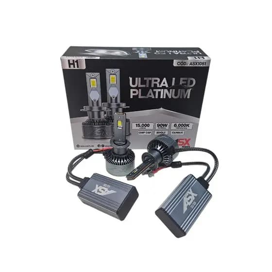 Ultra Led Platinum H1 15000 Lumens 90w Asx Super Lançamento