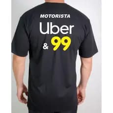 Camiseta Camisa motorisa UBER e 99 estampa unissex blusa algodao premium streetwaer style tumblr FASHION