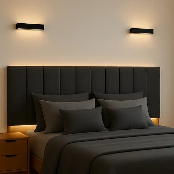 Kit Com Até 7 Cabeceiras de Cama LUXUOSAS Casal 45x20cm - Envio Rápido!