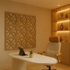 Kit Com Até 20 Cobogó De Divisória ou Biombo MDF Decorativo Placa Vazada 20x20cm - Envio Imediato!