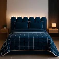 Kit Cabeceiras de Cama Queen Box Queen King Casal Envio Rápido 45x20 NUVEM