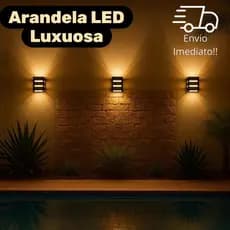 ARANDELA DE PAREDE DECORAÇÃO PAREDE PISCINA ÁREA EXTERNA