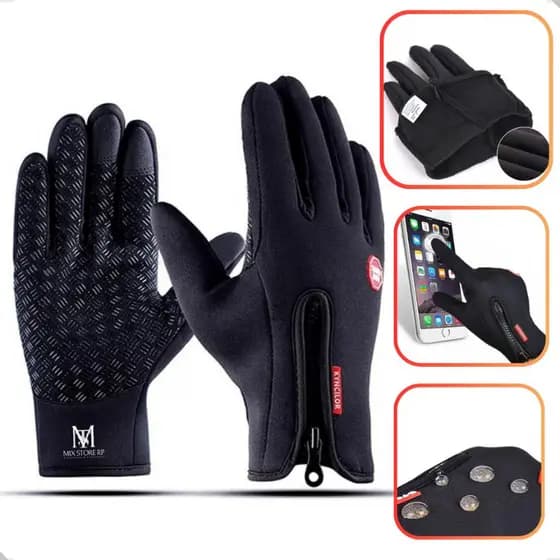 Luva Moto Bike Impermeavel Motoqueiro Termica Touch Ciclismo