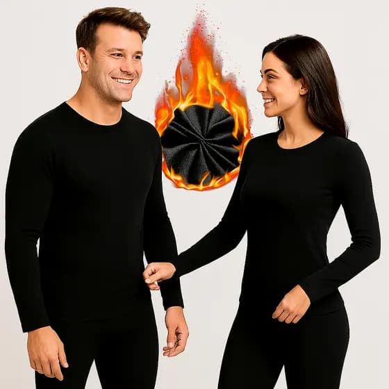 Kit Térmico Segunda Pele Unissex Homem e Mulher – Frio Intenso