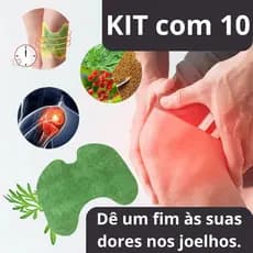 KIT 10 Adesivos Terapêuticos Para Desconfortos Musculares & Articulares Power Knee Pro