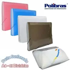 Pasta Sanfonada A4 Com 31 Divisorias - Polibras