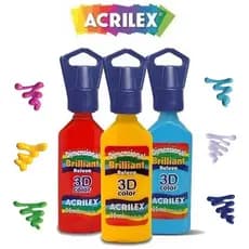 Tinta Relevo Dimensional Brilliant 3D 35ml (Ref. 12112) Acrilex