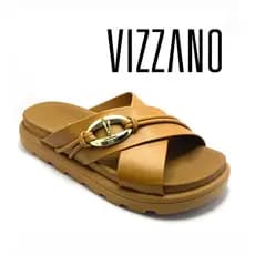 ￼Sandália Papete Feminina Vizzano 6510.111 Original Qualidade, Resistência, macia e Confortável
