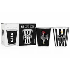 Kit Copo Dose Atlético Mineiro – Oficial CAM | 2 Copos Personalizados