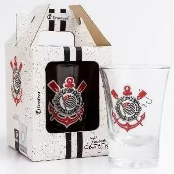 Copo Shot Oficial Corinthians – Licenciado Brasfoot (50ml)