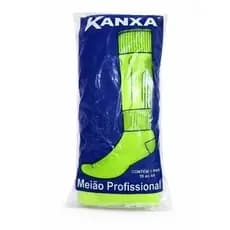 Meião Profissional Kanxa Verde Neon | Futebol | Alta Compressão | Tam. 39 ao 44