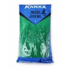 Meião Juvenil Kanxa Verde – Ideal para Futebol e Esportes