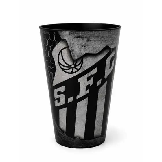 Copo Santos FC 550ml Personalizado em Plástico Resistente | Copo Oficial para Torcedor
