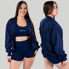 Jaqueta feminina academia esportiva atividades físicas fitness