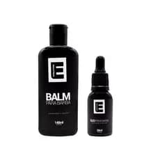 BALM PARA BARBA 140ml + ÓLEO PARA BARBA 30ml - KIT PARA CUIDADOS COM A BARBA