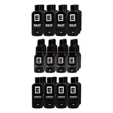 6 Balm para Barba + 6 Shampoo para Barba + 6 Óleo para Barba - Kit Barba para Revenda