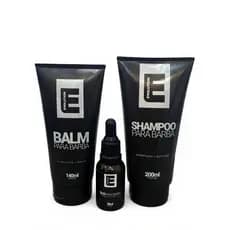 KIT BARBA BALM + OLEO + SHAMPOO PARA BARBA EVOLUTION BARBER