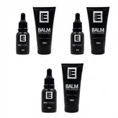 KIT PARA BARBA 3 BALM 3 OLEO EVOLUTION BARBER