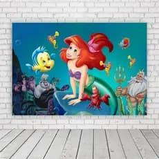 Painel Retangular em Lona 2x2m Personalizado em Lona Fosca - Tema Ariel