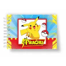 Livro de Colorir Pikachu Capa Dura 50 Imagens