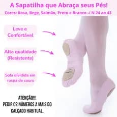 Sapatilha de Ballet Meia Ponta Tecido do 24 ao 43, Sapatilha ballet, Super Promoção, Apenas hoje! Últimas Unidades