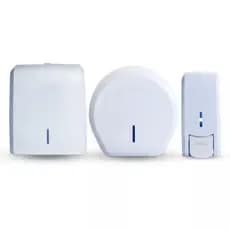 Kit 1UN Saboneteira + Dispenser Papel Higiênico Rolao + Dispenser Papel Toalha Interfolhas Nobre