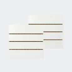 KIT 2 Painéis Canaletados em MDF 45x45