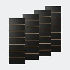 KIT 4 Painéis Canaletados  em MDF 90X30