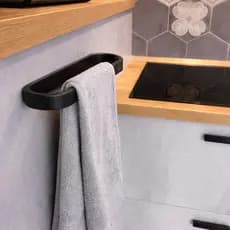 Porta Toalha Para Banheiro Sem Furo Com Suporte De Adesivos Multiuso Resistente Moderno