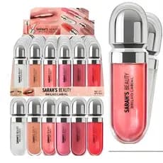 Gloss Labial Sara Sarah's Beauty brilho intenso o melhor BAZ