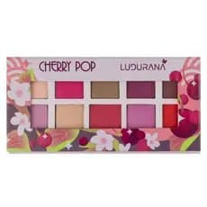 Paleta De Sombras Cherry Pop Ludurana 10 Cores