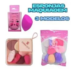 Esponja para Maquiagem Varios Modelos e Tamanhos
