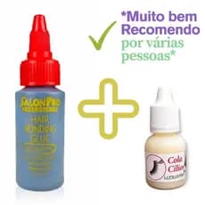 Kit  cola Salon Pro 30 ml +  cola Ludurana 10 ml para cilios exclusives
