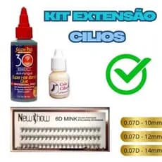 Kit Premium Cílios Poderosos – Salon Pro 30sec + Ludurana + New Show Box Cilios