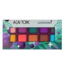 Paleta De Sombras Açai Topic Ludurana Colorida 10 Cores