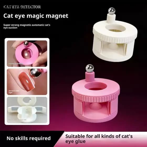 Ímã De Unha Olho De Gato DIY Nail Art Sti Magnético Para Iniciantes Fácil Esmalte Em Gel Ferramenta De Efeito Má