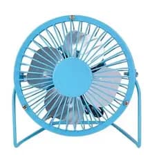 Mini Ventilador Portátil De Mesa OIH-6107 Oásis Market – Compacto com Rotação 360°
