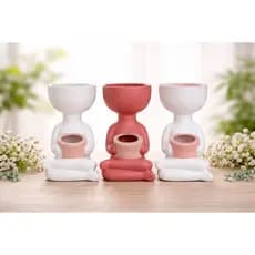 Enfeite Decorativo em Resina Para Flores e Suculentas