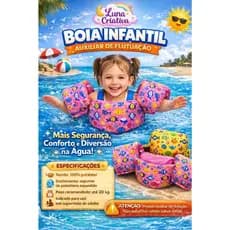 Boia Infantil Auxiliar de Flutuação Criança Até 20kg Piscina Praia