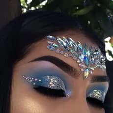 ADESIVOS STRASS CRISTAL FACIAL CARNAVAL FESTA FANTASIA