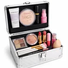 MALETA + MAKE COMPLETA COM PINCEIS MAQUIAGEM BARATA BLOGUERA P/M/G