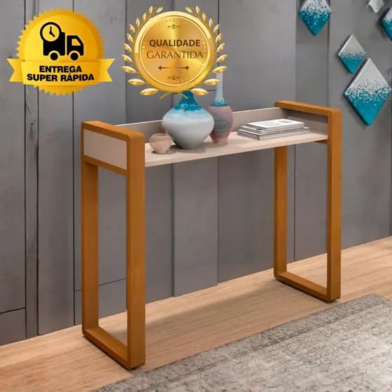 Aparador Buffet para Sala de Estar Cantinho do Café Pés de Madeira Maciça Decorativo com Prateleira