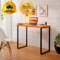 Mesa Escrivaninha Industrial para Computador Escritório Home Office