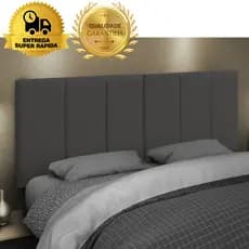 Cabeceira Cama Box Casal Modulo Estofada Painel Suspenso Decoração Quarto