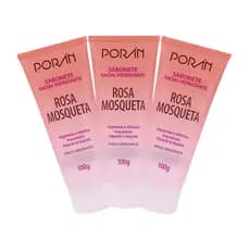 Sabonete Facial Hidratante Rosa Mosqueta Porán PR55