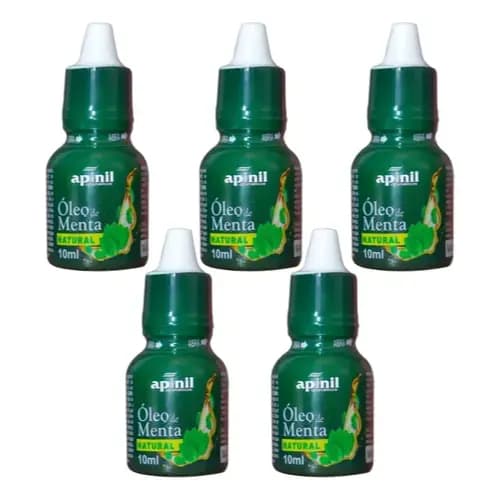 Óleo de menta apinil 5 Unidade - Com ação refrescante